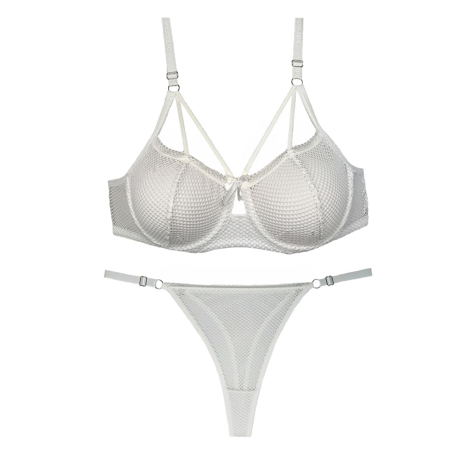 ست شورت و سوتین زنانه شارمین مدل سلندی فنردار هارنس‌دار -  - 1