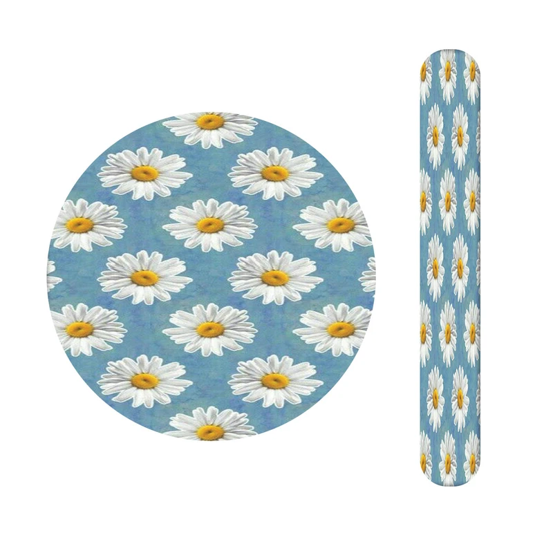 آینه آرایشی جیبی مدل گل کد 376  به همراه سوهان ناخن