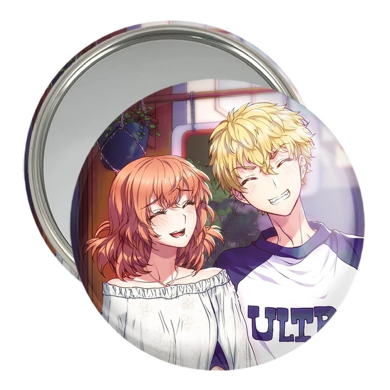 آینه جیبی خندالو مدل تاکه میتچی و هیناتا انیمه توکیو ریونجرز  کد 11173