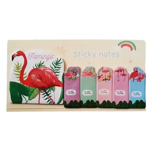 کاغذ چسب دار مدل فلامینگو کد sb1-YLW بسته 6 عددی