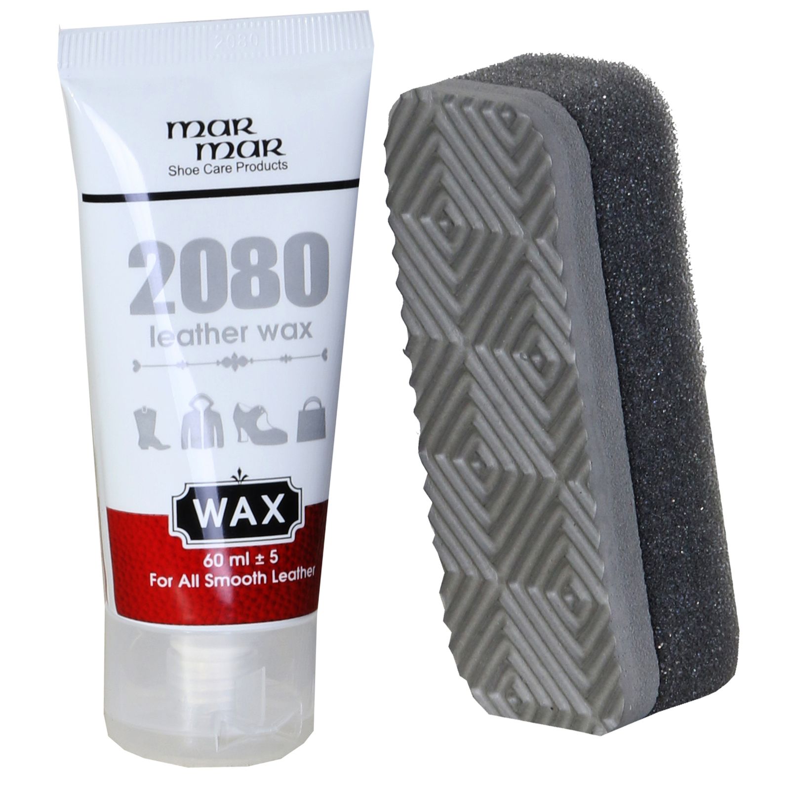 واکس براق کننده و ابر تمیز کننده کفش مدل مرمر کد 2021 - - 2