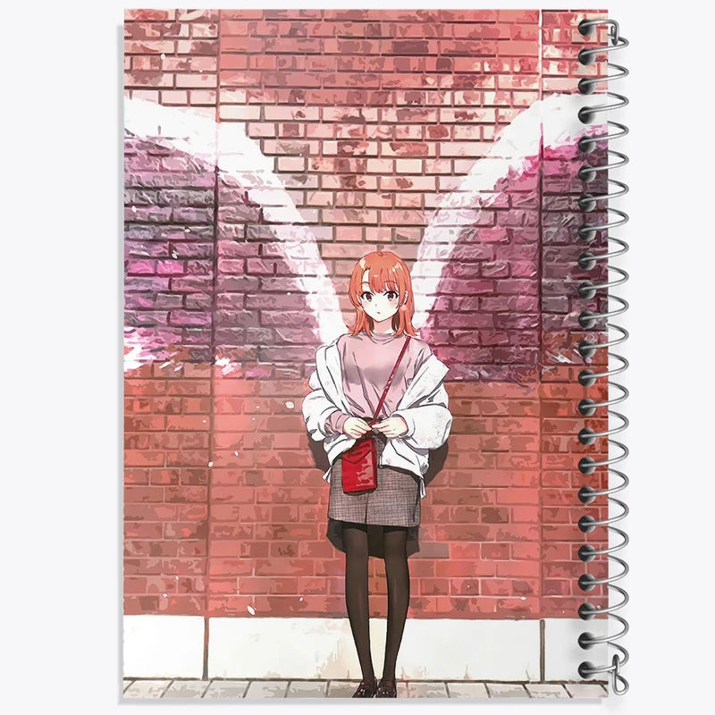 دفتر مشق 50 برگ خندالو طرح ایروها انیمه جوانی کمدی رومانتیک من کد 32517