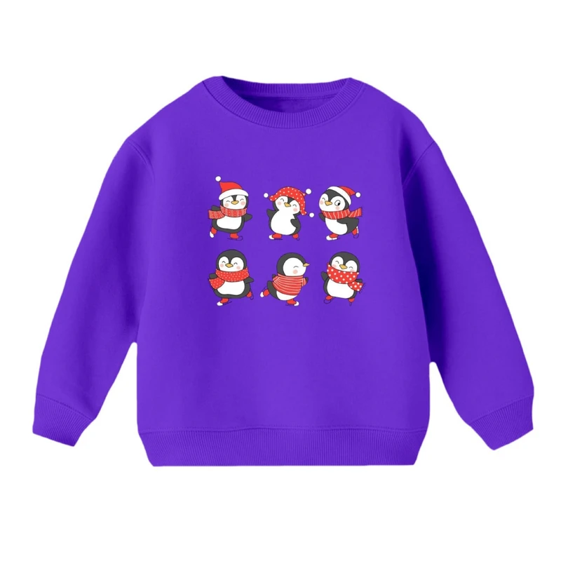 سویشرت بچگانه مدل پنگوئن کریسمس کد 10 