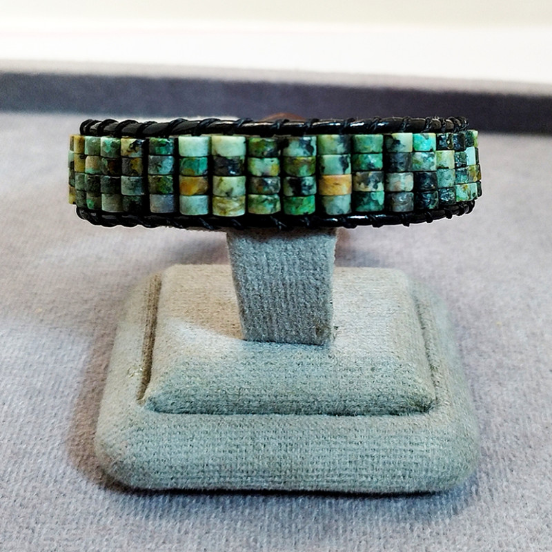 دستبند مردانه مدل سنگ فیروزه دستبند مردانه مدل سنگ فیروزه