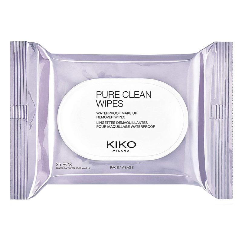 دستمال مرطوب پاک کننده آرایش صورت کیکو میلانو مدل Pure Clean بسته 25 عددی