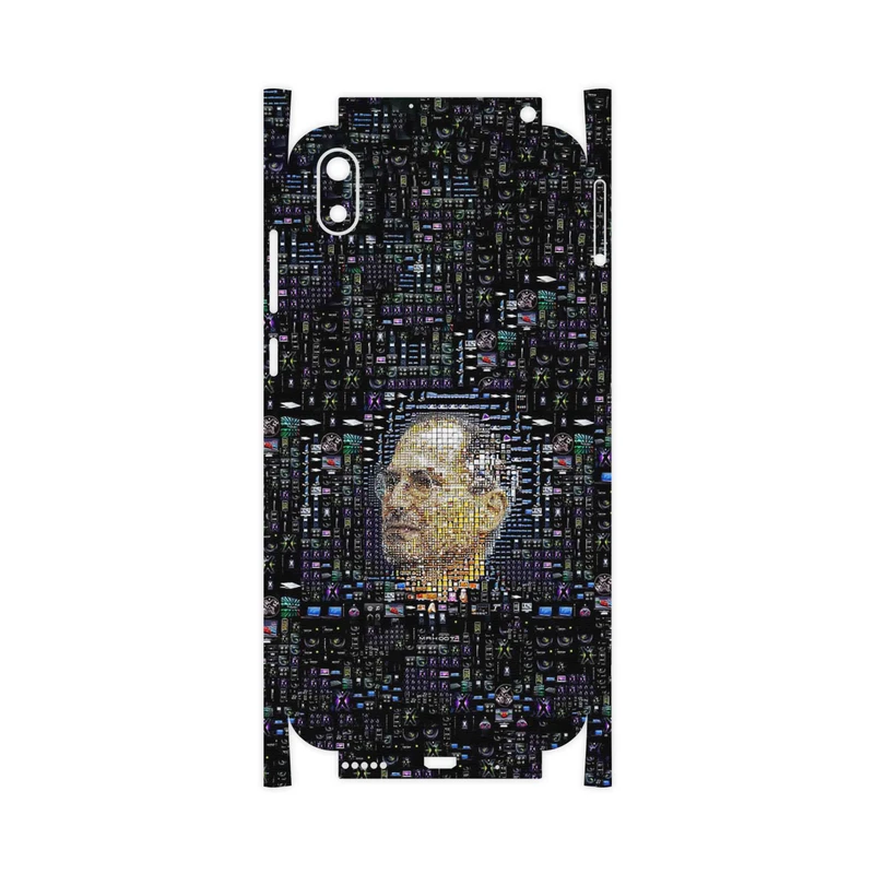 برچسب پوششی ماهوت مدل Collage of Steve Jobs 2-FullSkin مناسب برای گوشی موبایل هوآوی Y5 2019