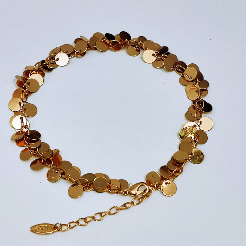 پابند زنانه مدل سکه ای کد 103 پابند زنانه مدل سکه ای کد 103