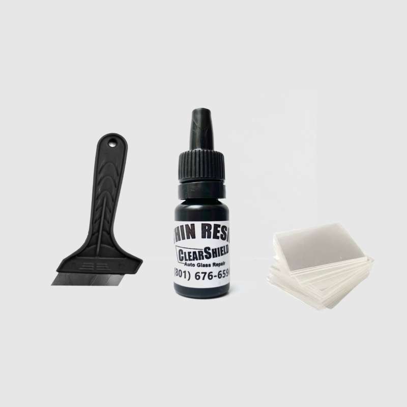 کیت ترمیم شیشه اتومبیل کلرشیلد مدل ThinResin حجم 5 میلی لیتر