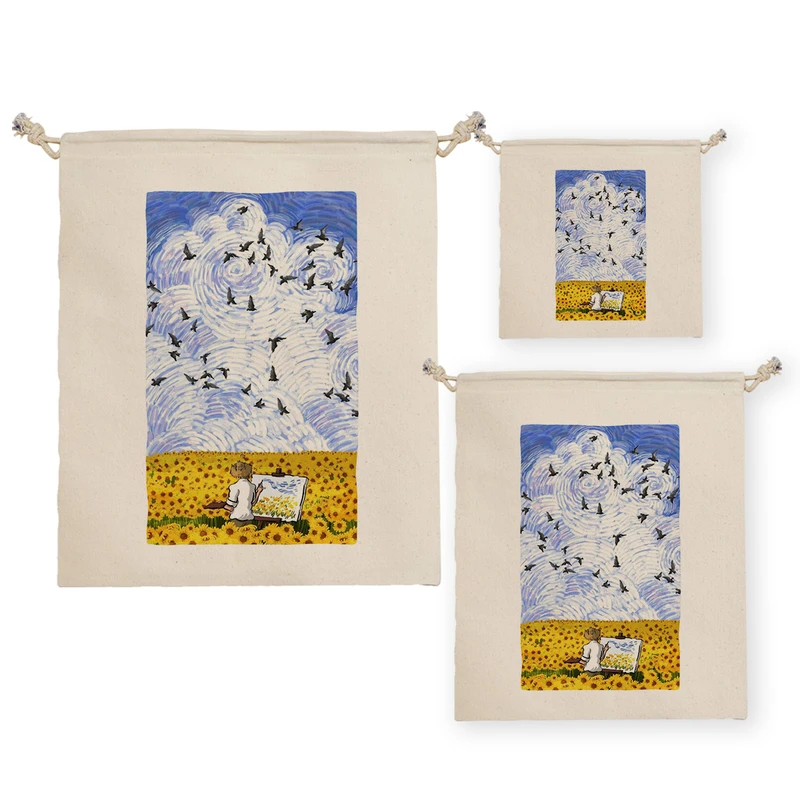 نظم دهنده ترمه طراحان ایده مدل پترن ون گوگ کد strm1019 مجموعه سه عددی