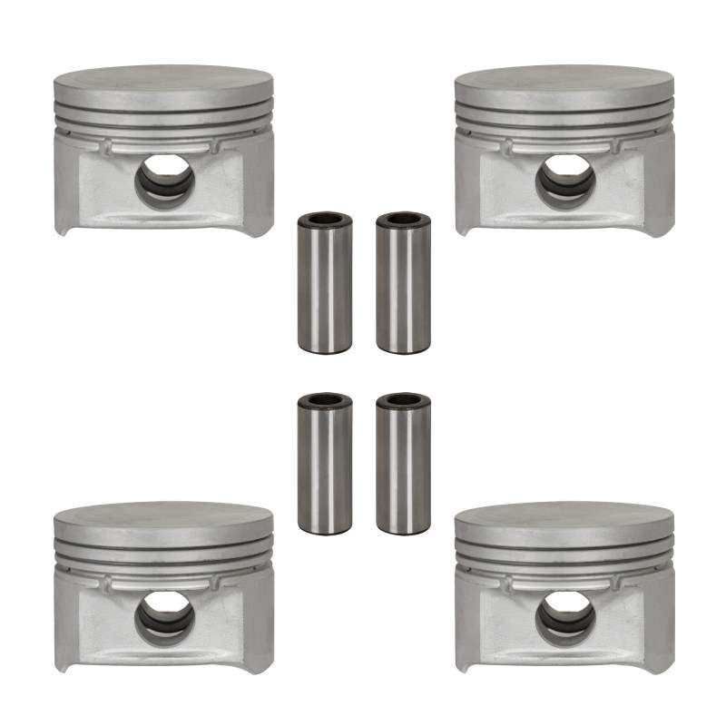 پیستون و گژن پین کاپلان پلاس مدل TU5-STD مناسب برای پژو 206 تیپ 5 مجموعه 8 عددی