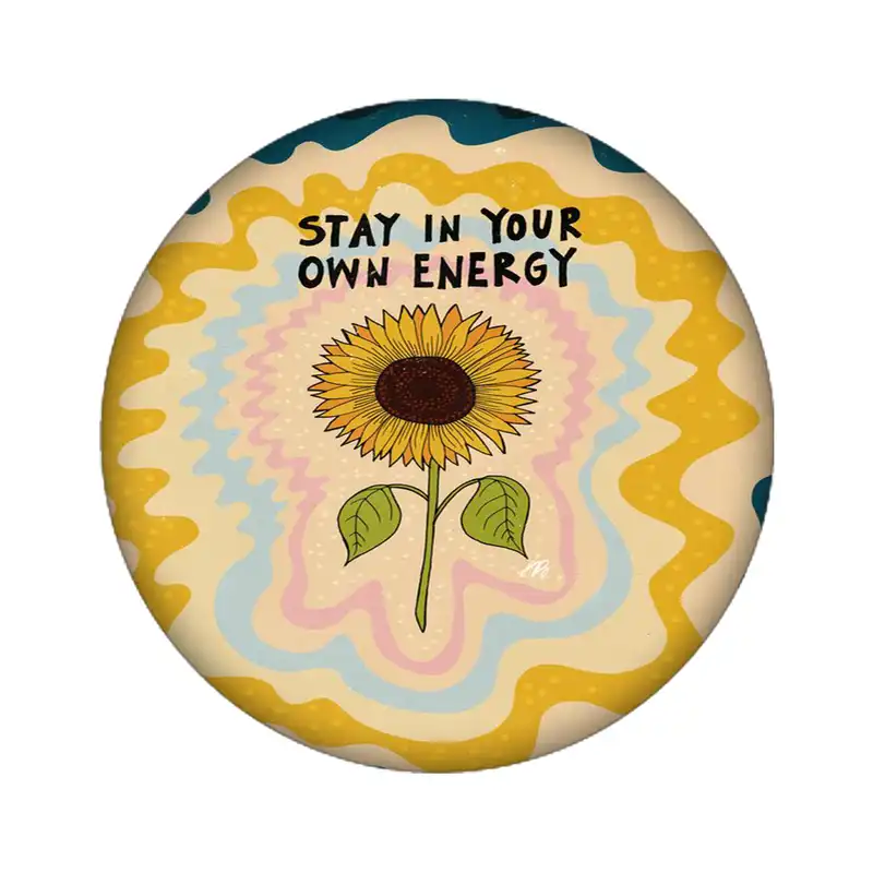 آینه جیبی مدل گل کد 1584