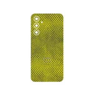 MAHOOT Yellow Snake Skin Cover Sticker for Samsung Galaxy A54