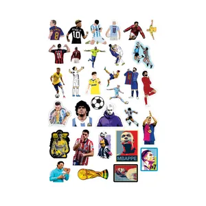 استیکر لپ تاپ رنجی شاپ طرح فوتبالی کد A30 مجموعه 32 عددی