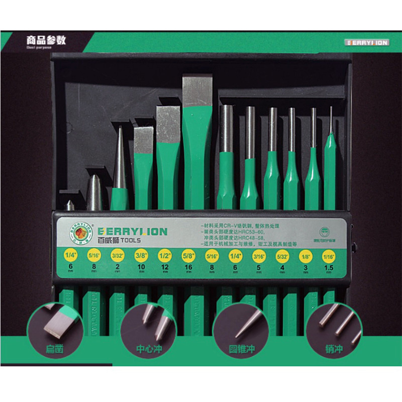 قلم و سنبه برلیون مدل 1012مجموعه 12 عددی