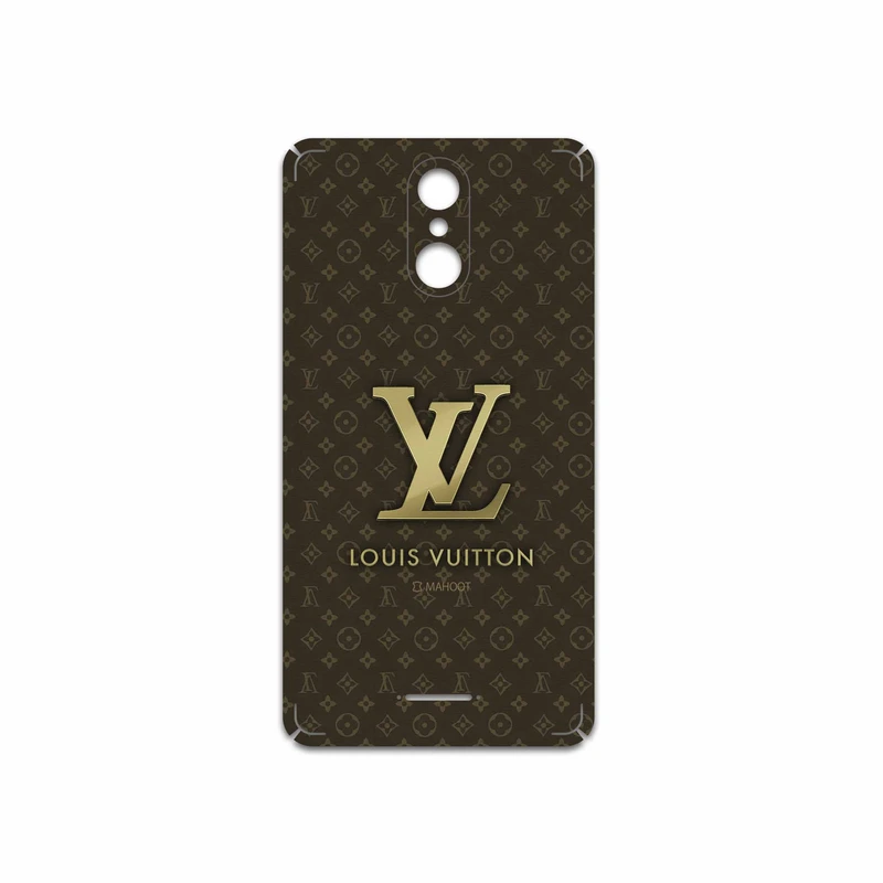 برچسب پوششی ماهوت مدل LOUIS-VUITTON-Logo مناسب برای گوشی موبایل تکنو WX3F LTE