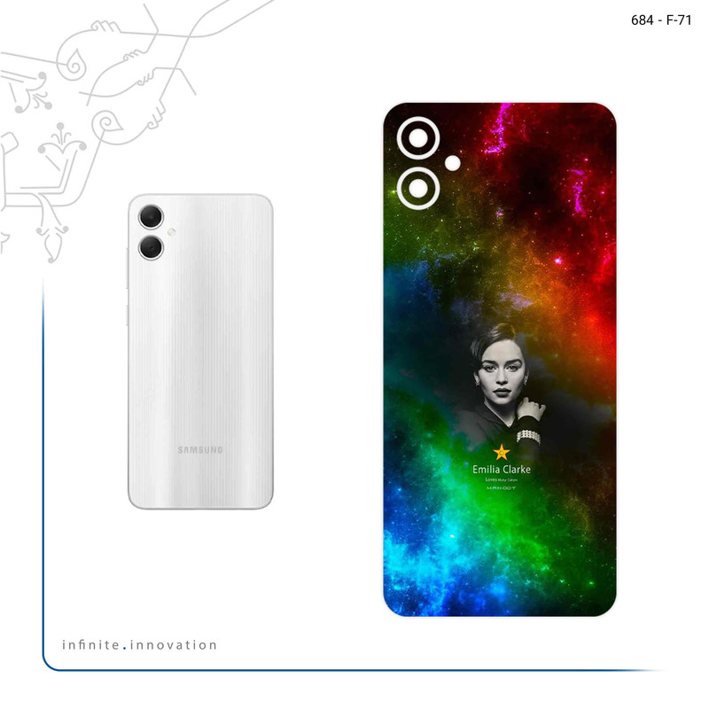 برچسب پوششی ماهوت مدل emilia clarke مناسب برای گوشی موبایل سامسونگ Galaxy A05