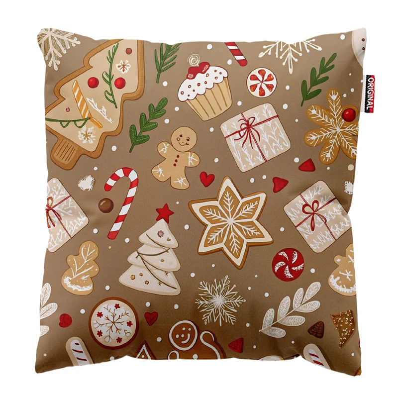 کوسن پاد آفرین طرح زمستون کد 2161 سایز 30*30 سانتی متر