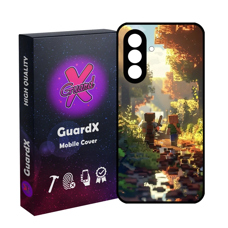 کاور گارد ایکس طرح ماینکرفت مدل 10882 مناسب برای گوشی موبایل سامسونگ Galaxy A36 / A36 5G