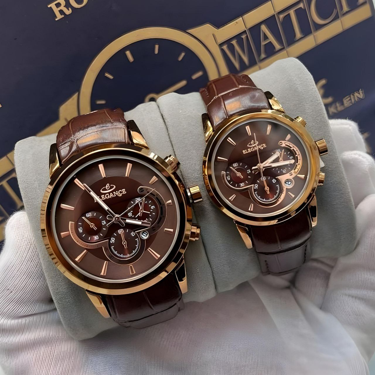 ست ساعت مچی عقربه ای زنانه و مردانه  الگانس مدل کوکو_rz02