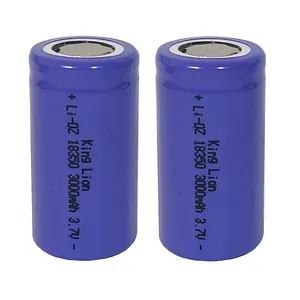 باتری لیتیوم یون کینگ لایون مدل کد SK-P18350 ظرفیت 3000 میلی آمپر ساعت بسته 2 عددی 
