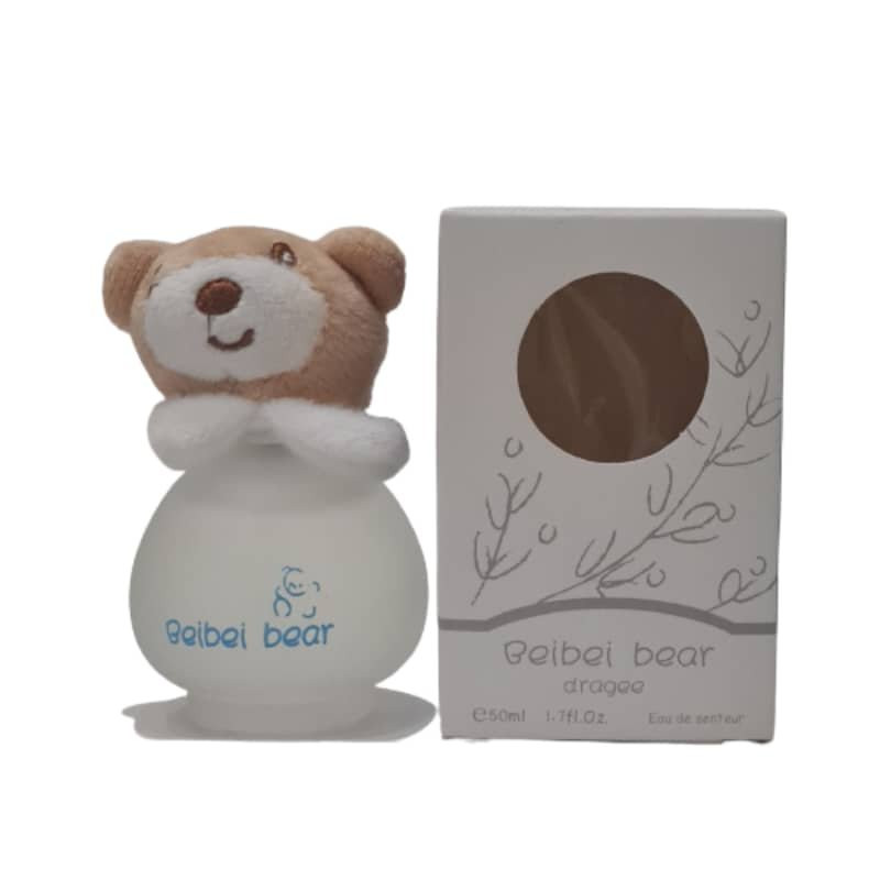 ادکلن کودک بیبی بر مدل عروسکی کد 001 طرح خرسی حجم 50 میلی لیتر