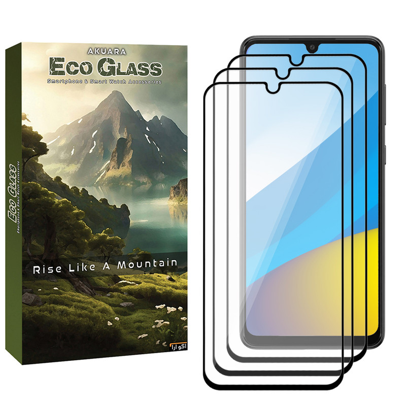 محافظ صفحه نمایش آکوآرا مدل ECO efl3 مناسب برای گوشی موبایل ریلمی C20 / C12 / C25s مجموعه سه عددی