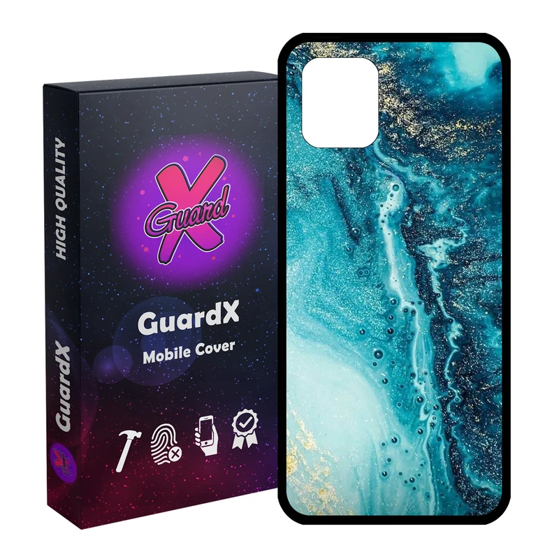 کاور گارد ایکس طرح آبی مدل Glass10402 مناسب برای گوشی موبایل سامسونگ Galaxy Note 10 Lite / A81