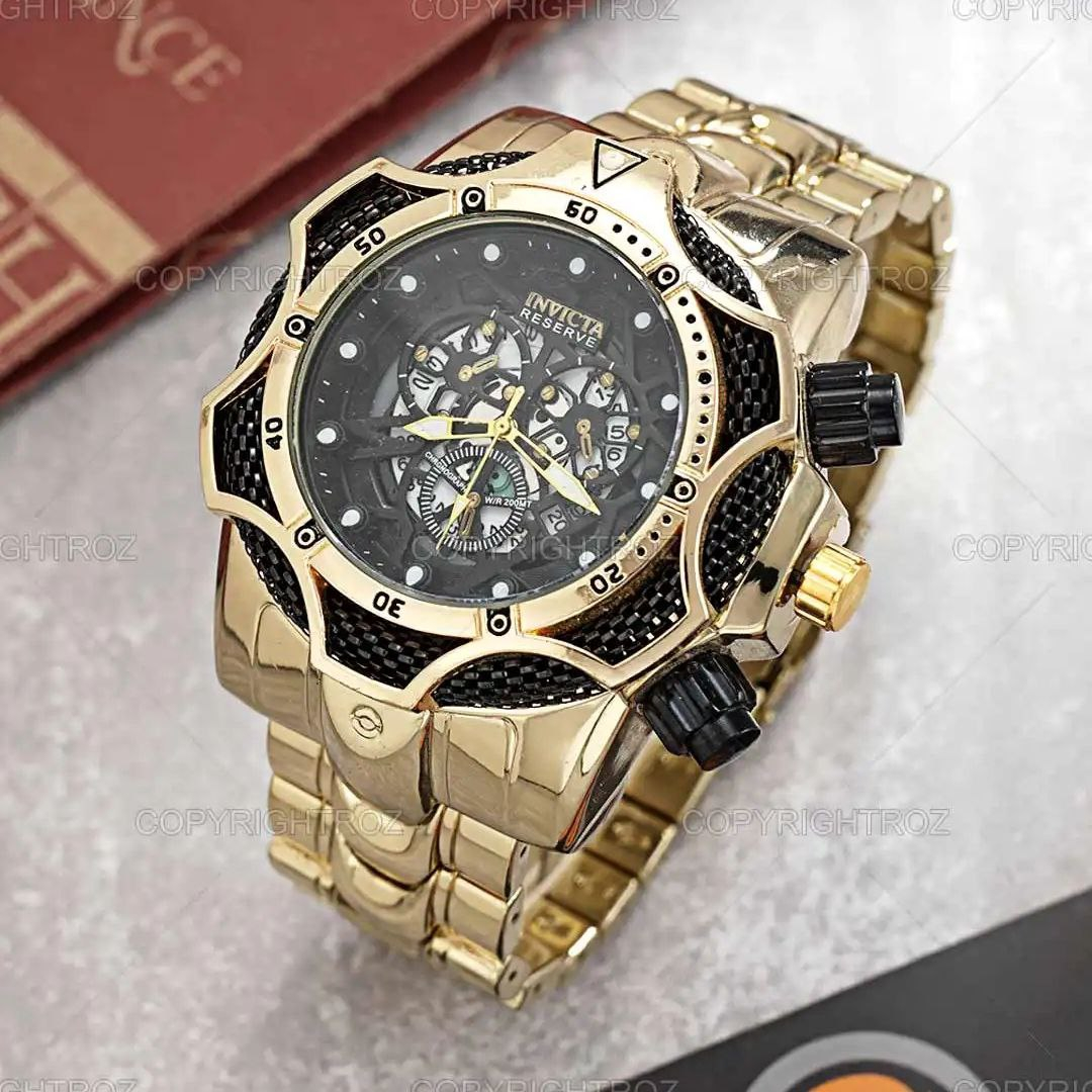 ساعت مچی عقربه‌ای مردانه اینویکتا مدل گودزیلا تک موتور