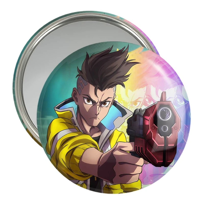 آینه جیبی خندالو مدل دیوید انیمه سایبر بانک Cyberpunk  کد 22467