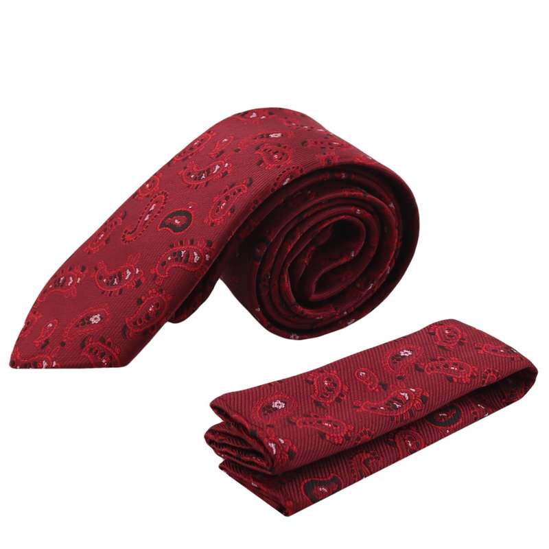 ست کراوات و دستمال جیب مردانه مدل PJ-109444