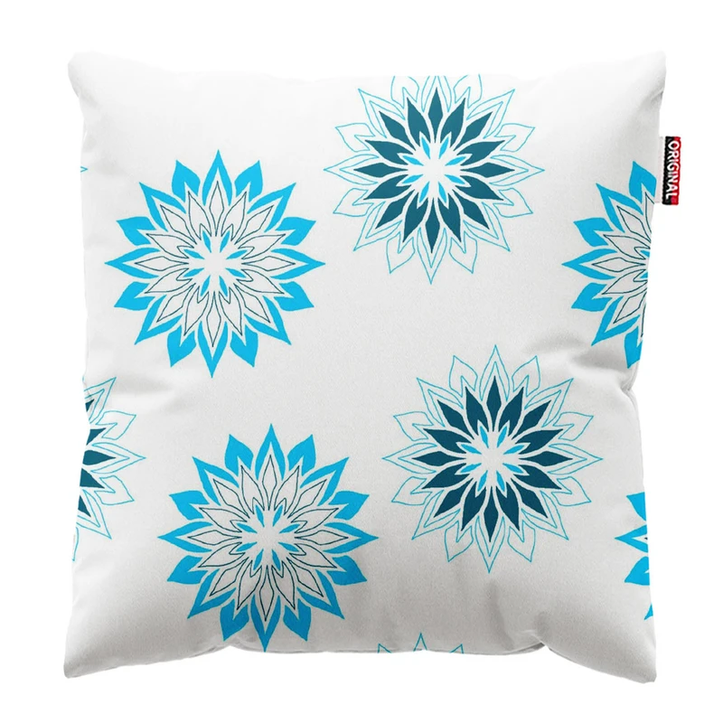  کوسن پاد آفرین طرح گل کد 2480 سایز 30*30 سانتی متر