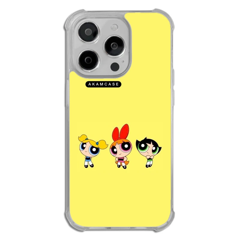 کاور آکام مدل AMCWTA14PRO-POWERPUFF GIRLS3 مناسب برای گوشی موبایل اپل iPhone 14 Pro