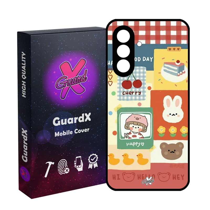 کاور گارد ایکس طرح دختر مدل 10515 مناسب برای گوشی موبایل سامسونگ Galaxy S24 FE