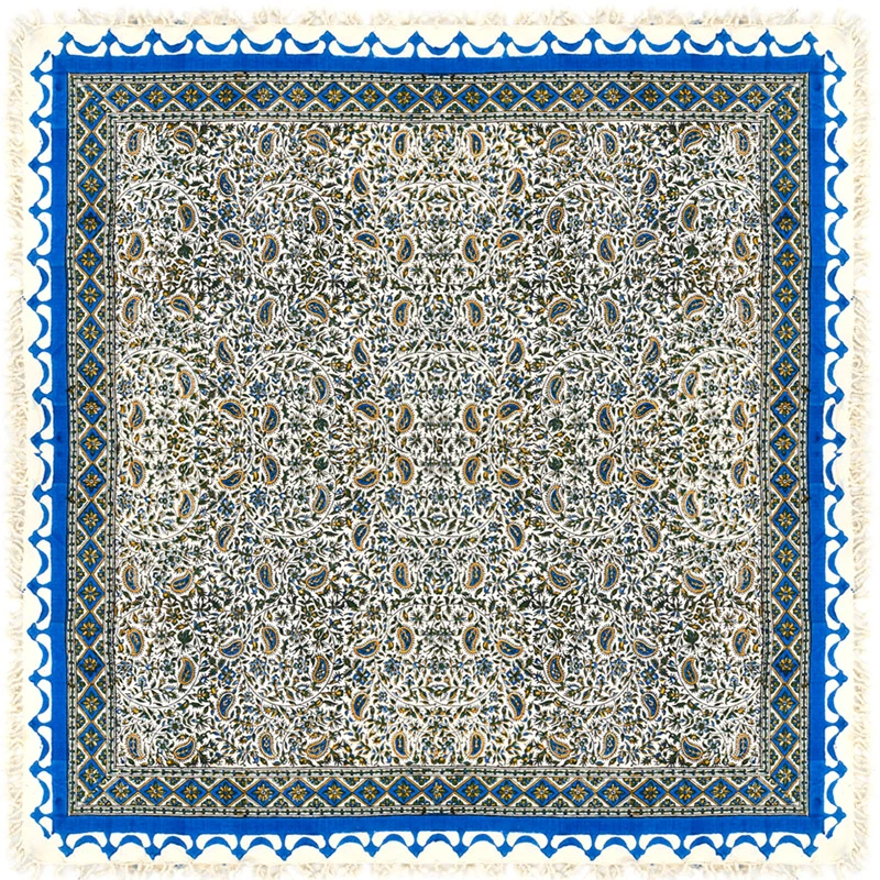 رومیزی قلمکار مدل بادامی کد 100-3