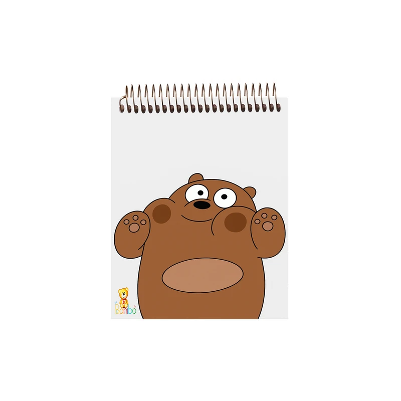 دفتر نقاشی 50 برگ بانیبو مدل   خرس کد 2614