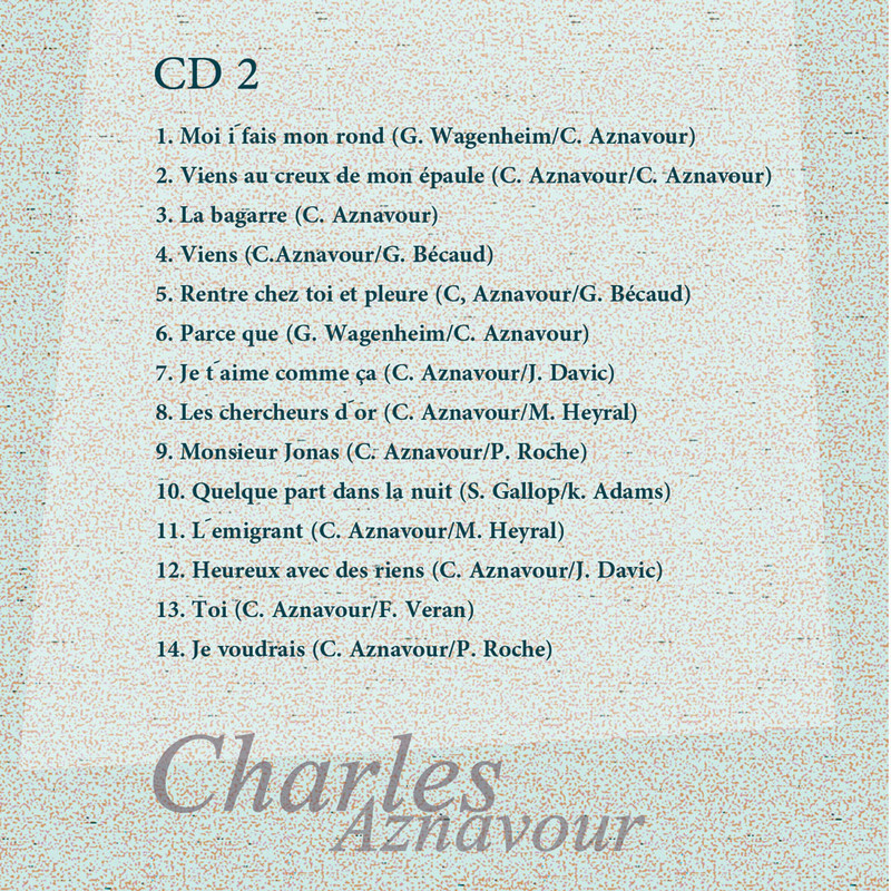 آلبوم موسیقی چارلز آزناوور ۲ نشر نی داوود آلبوم موسیقی چارلز آزناوور ۲ نشر نی داوود