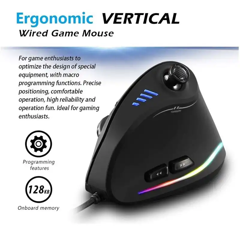 ماوس زیلوتس مدل  Ergonomice Vertical Gaming
