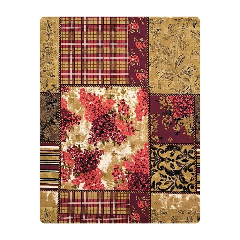 ملحفه فیلور آدنو مدل الیزه کد FI52 دو نفره سایز 220x240 سانتی‌متر