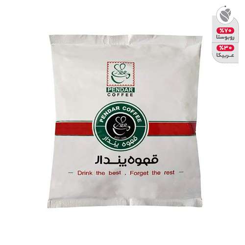 دانه قهوه مدیوم رست ترکیبی عربیکا و روبوستا قهوه پندار - 500 گرم