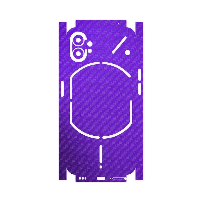 برچسب پوششی ماهوت مدل Purple-Fiber-FullSkin مناسب برای گوشی موبایل ناتینگ Phone 1