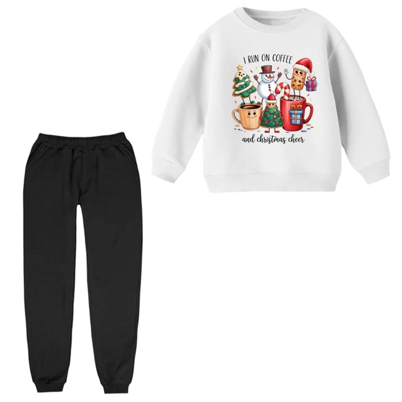 ست سویشرت و شلوار راحتی بچگانه مدل کریسمسی 12