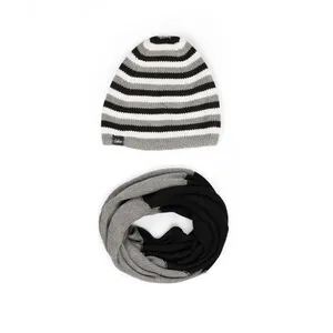 ست کلاه و شال گردن بافتنی مدل SB-SS-20121