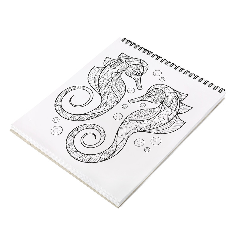 دفتر رنگ آمیزی ماندالا طرح حیوانات