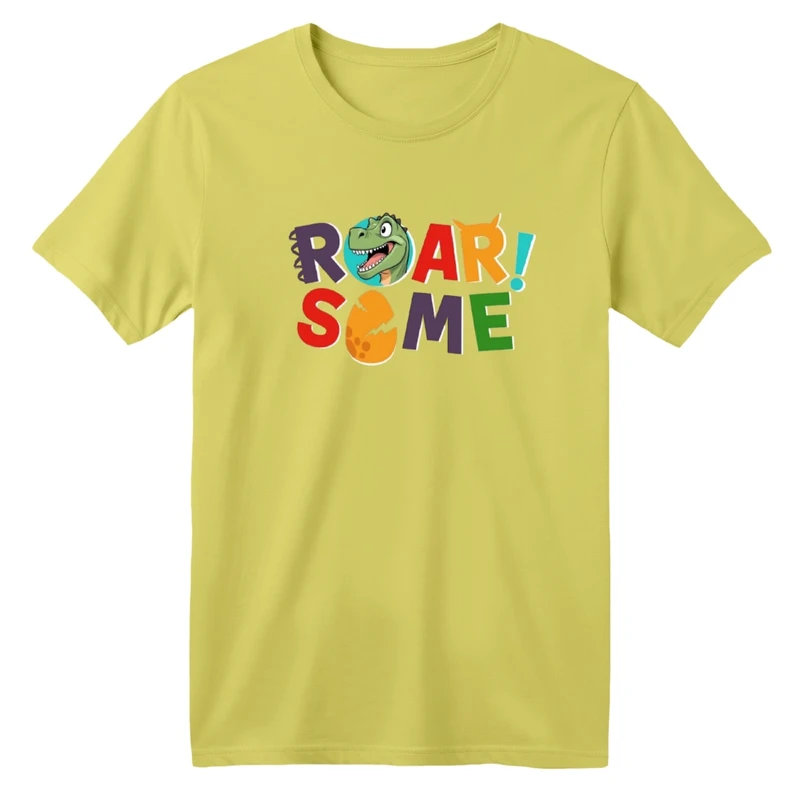 تی شرت آستین کوتاه بچگانه مدل تخم دایناسور