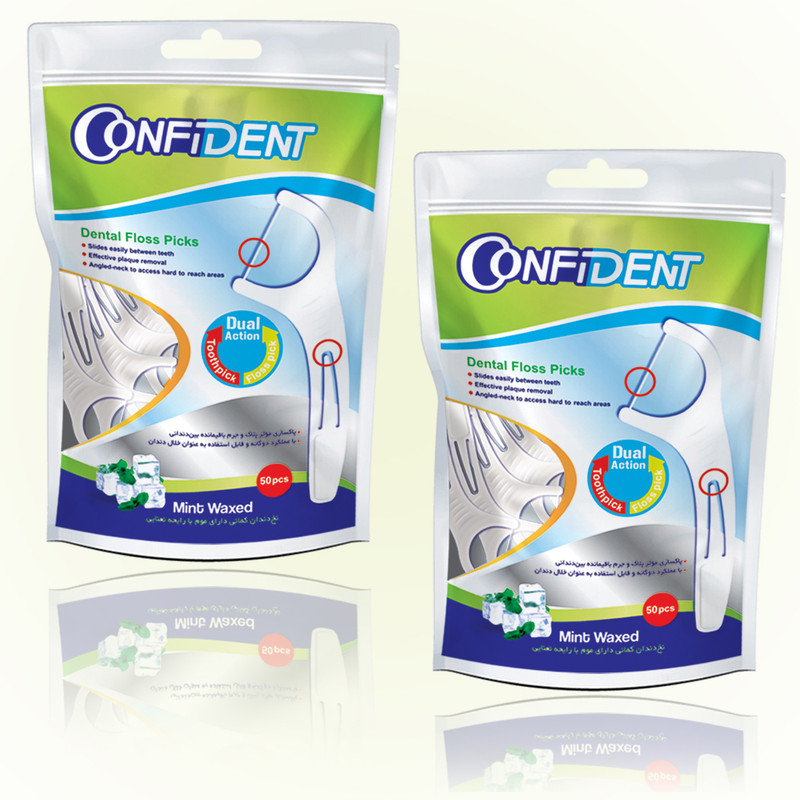 نخ دندان کانفیدنت مدل 02 مجموعه 2 عددی