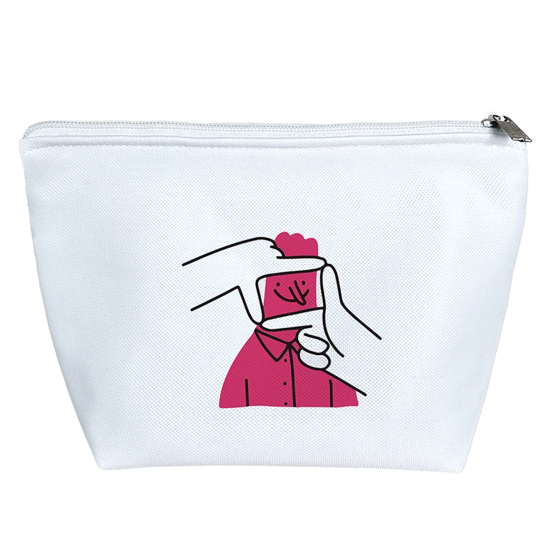 کیف لوازم آرایش دخترانه خندالو مدل قاب عکس دستی کد 7649