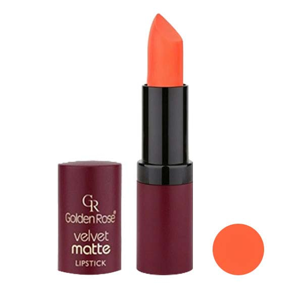 رژ لب جامد گلدن رز مدل  Velvet شماره 36