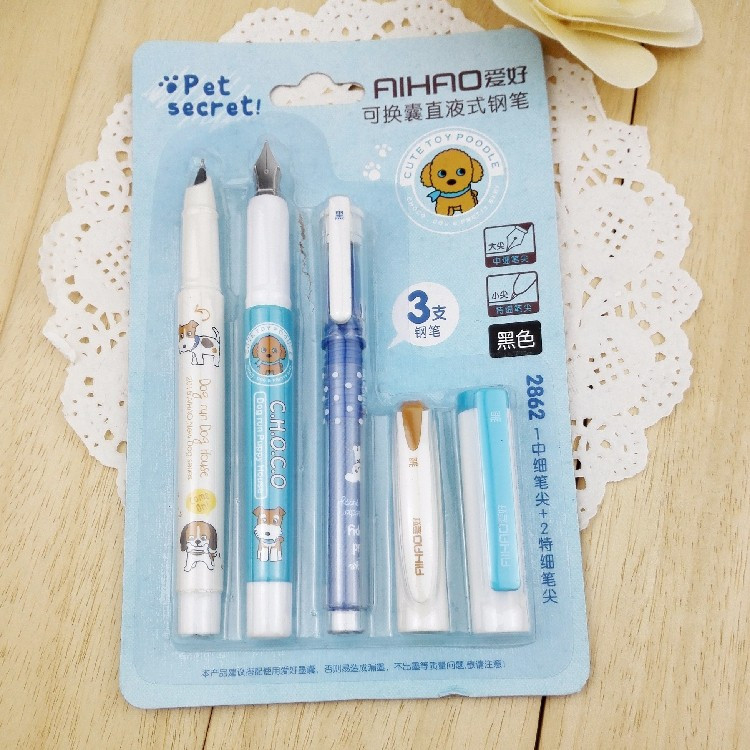 خودنویس آیهائو مدل Pet secret کد 286201 بسته 3 عددی خودنویس آیهائو مدل Pet secret کد 286201 بسته 3 عددی