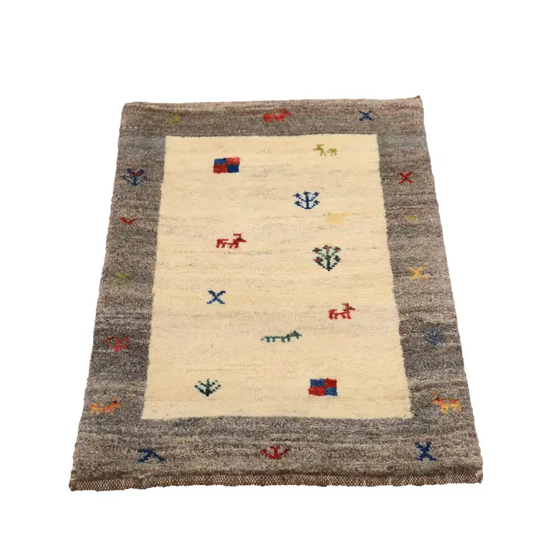 گبه دستباف نیم متری طرح درخشان کد 4020103