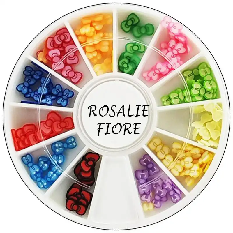 مجموعه تزیین ناخن رزالی فیوره طرح پاپیون